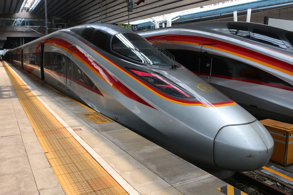 Photo by Jayden Han on Pexels High-speed bullet train connecting China's cities